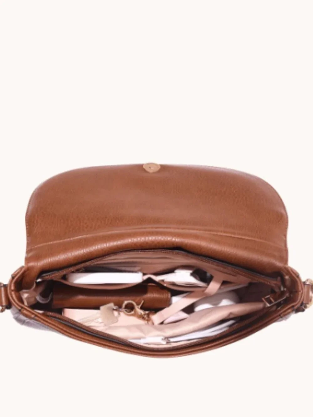 Poppy & Peonies Downtown Crossbody – Chestnut - Picture 7 of 14